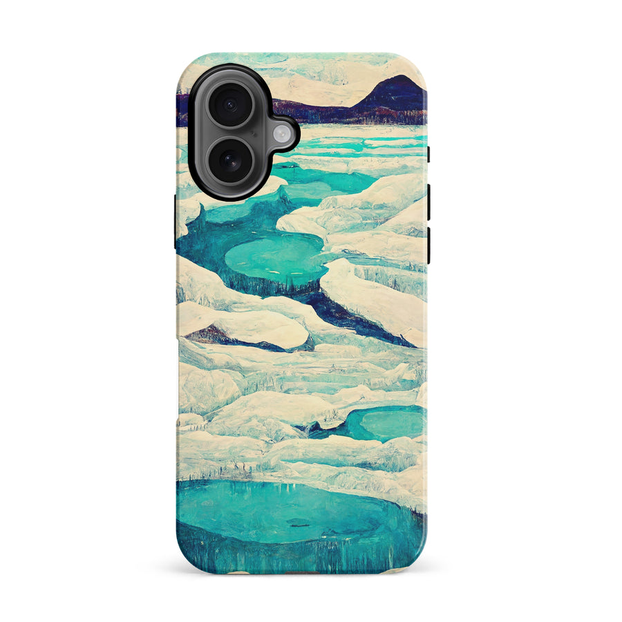 iPhone 16 Iceland Nature Phone Case