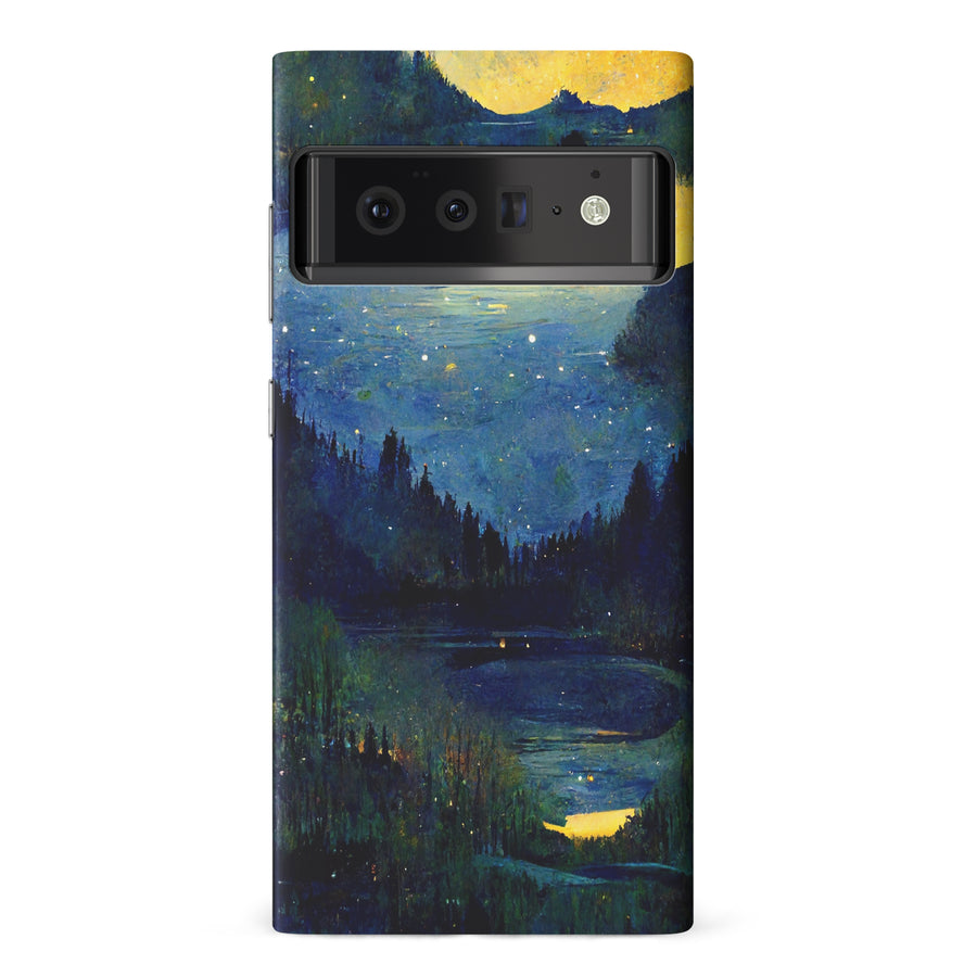 Google Pixel 6 Pro Green Lake Nature Phone Case