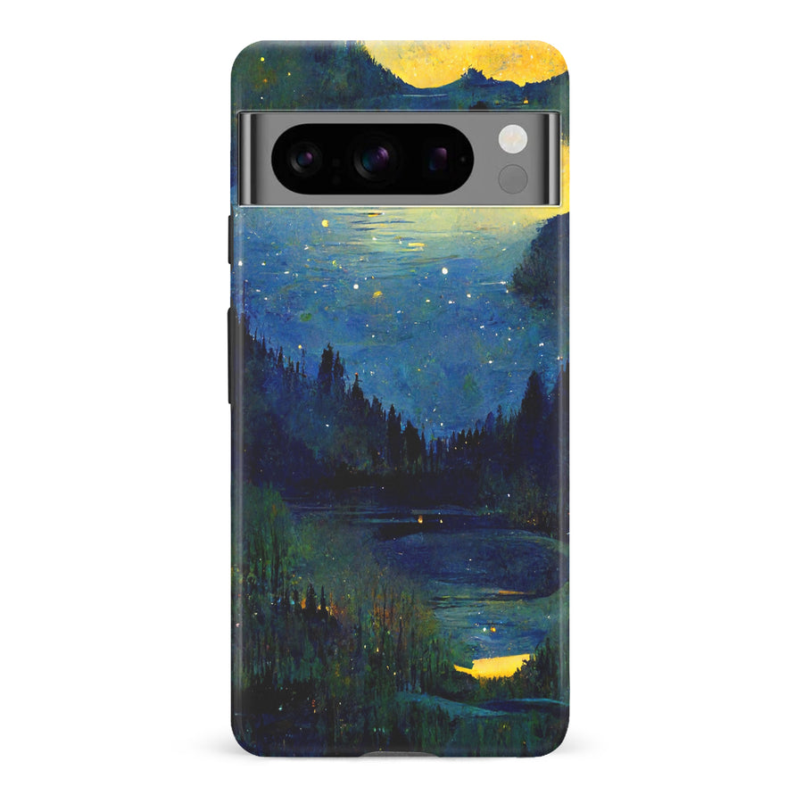 Google Pixel 8 Pro Green Lake Nature Phone Case