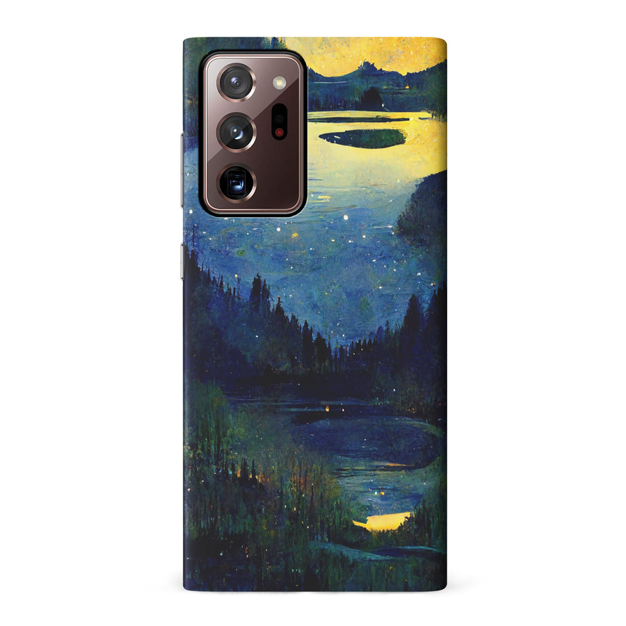 Samsung Galaxy Note 20 Ultra Green Lake Nature Phone Case