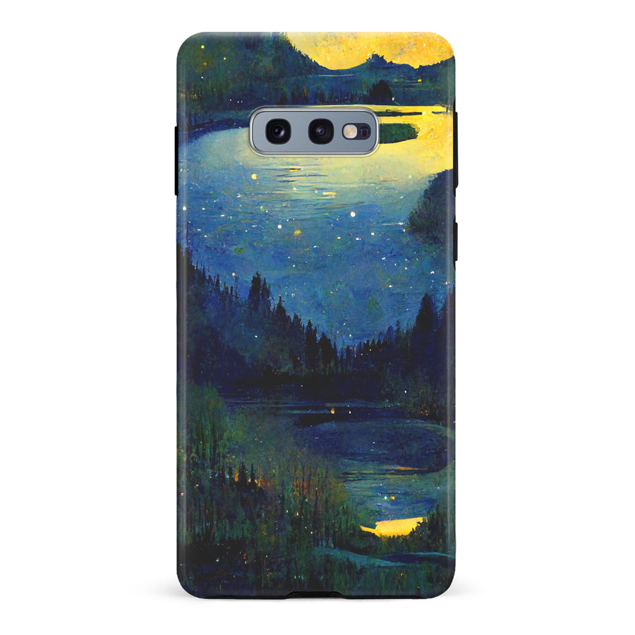 Samsung Galaxy S10e Green Lake Nature Phone Case