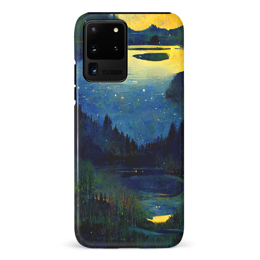 Samsung Galaxy S20 Ultra Green Lake Nature Phone Case