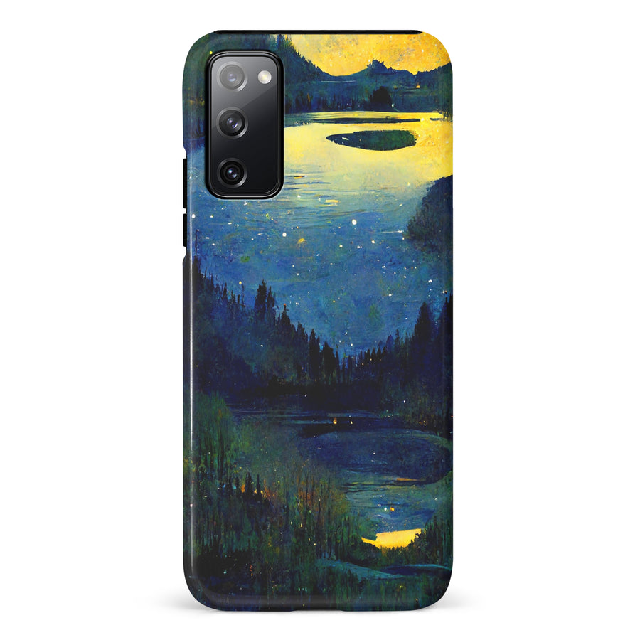 Samsung Galaxy S20 FE Green Lake Nature Phone Case