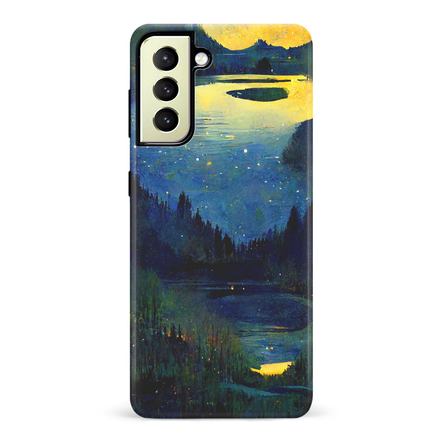 Samsung Galaxy S22 Plus Green Lake Nature Phone Case