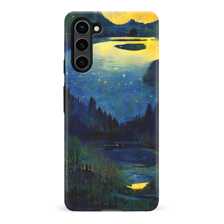 Samsung S23 Plus Green Lake Nature Phone Case