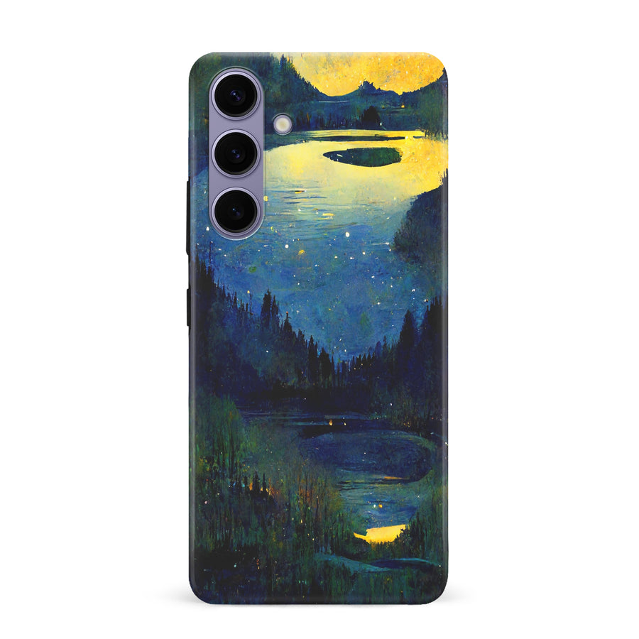 Samsung Galaxy S24 Plus Green Lake Nature Phone Case