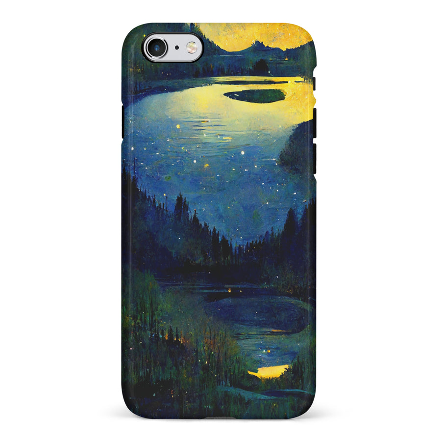 iPhone 6 Green Lake Nature Phone Case