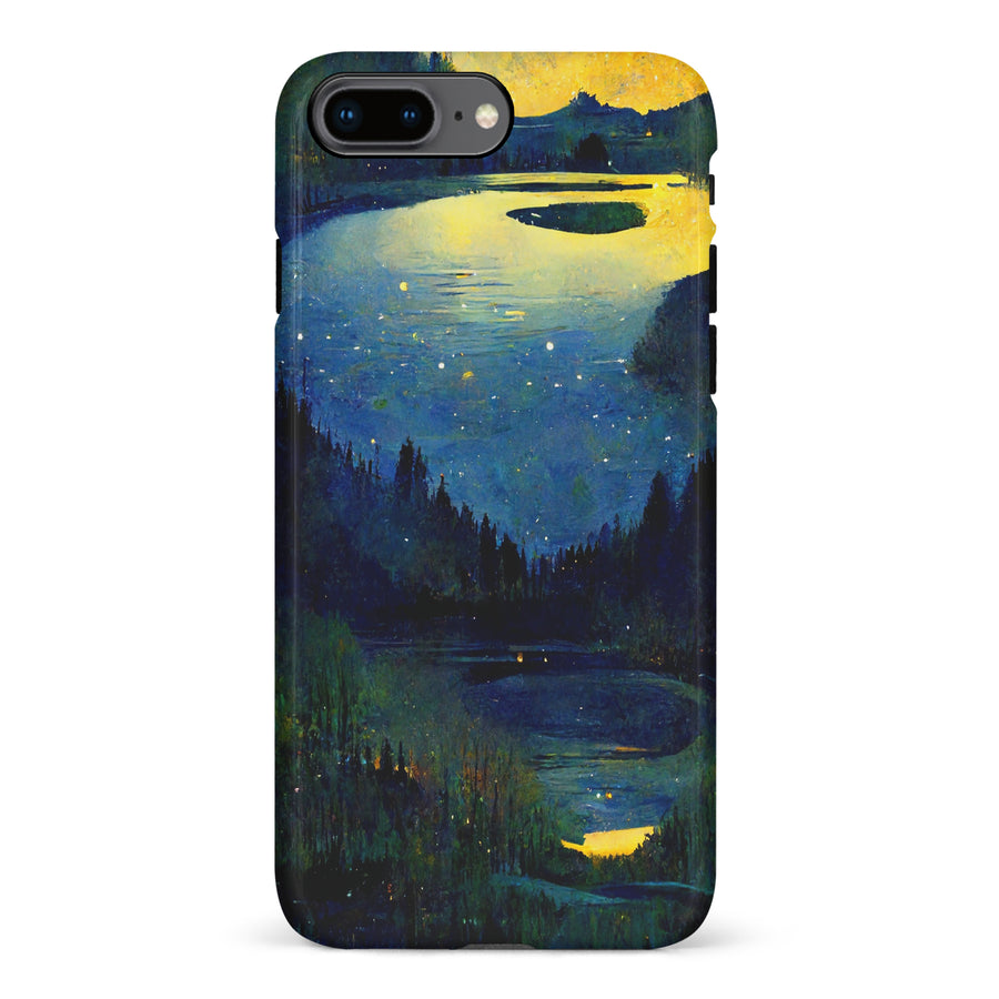 iPhone 8 Plus Green Lake Nature Phone Case