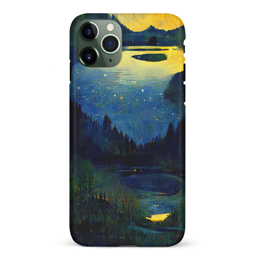 iPhone 11 Pro Green Lake Nature Phone Case