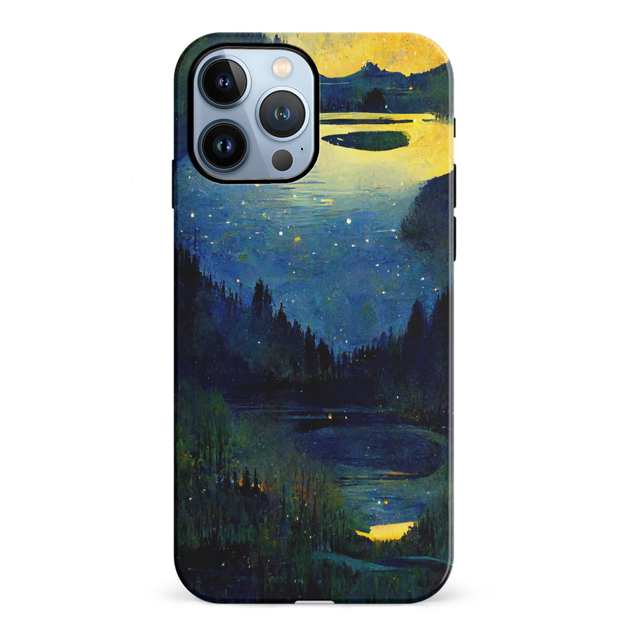 iPhone 12 Pro Green Lake Nature Phone Case