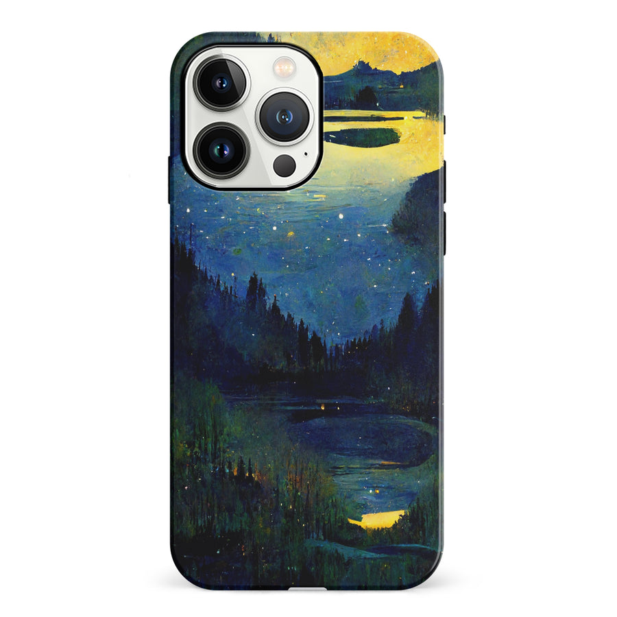 iPhone 13 Pro Green Lake Nature Phone Case