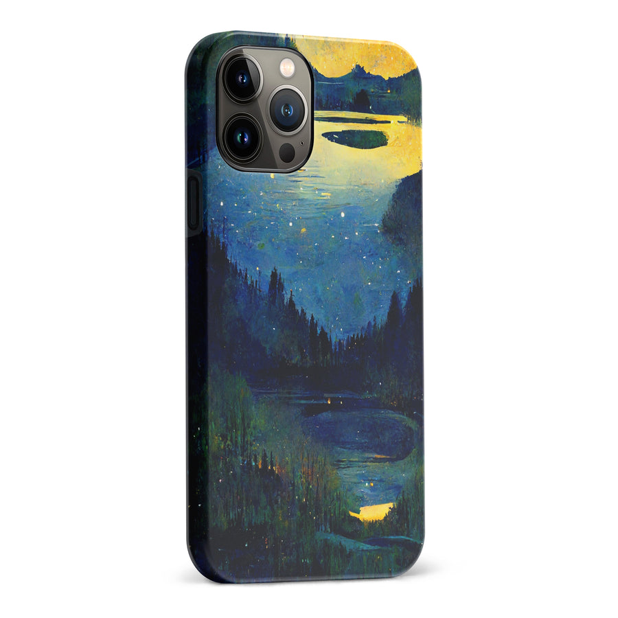 iPhone 13 Pro Max Green Lake Nature Phone Case