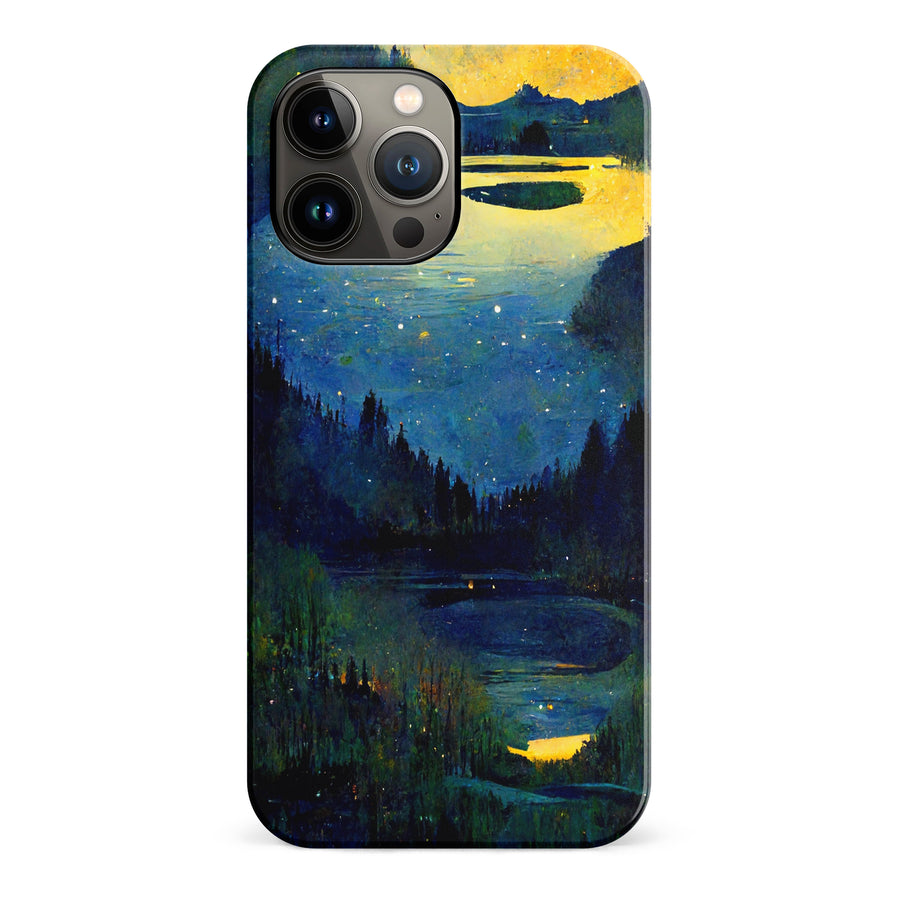 iPhone 13 Pro Max Green Lake Nature Phone Case