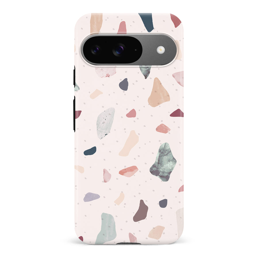 Google Pixel 9 Small Terrazzo Nature Phone Case