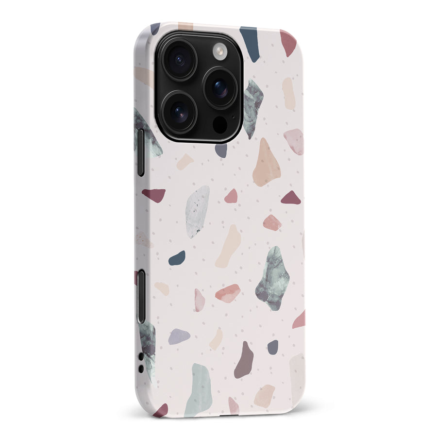 iPhone 16 Pro Max Small Terrazzo Nature Phone Case