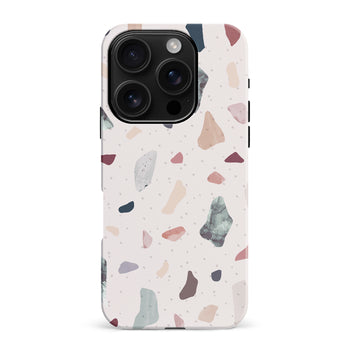 iPhone 16 Pro Max Small Terrazzo Nature Phone Case