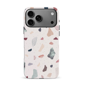 iPhone 17 Pro Max Small Terrazzo Nature Phone Case