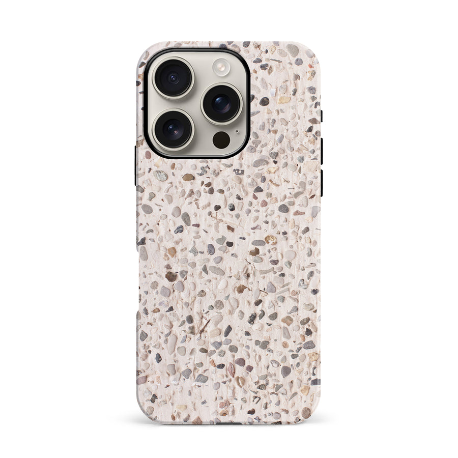 iPhone 16 Pro Terrazo Stone Nature Phone Case