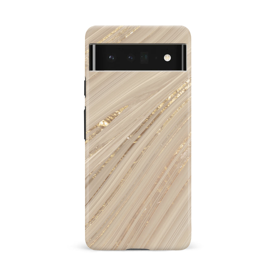 Google Pixel 6A Golden Sand Nature Phone Case