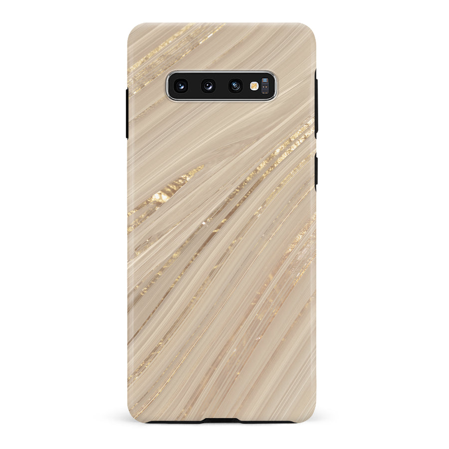 Samsung Galaxy S10 Golden Sand Nature Phone Case