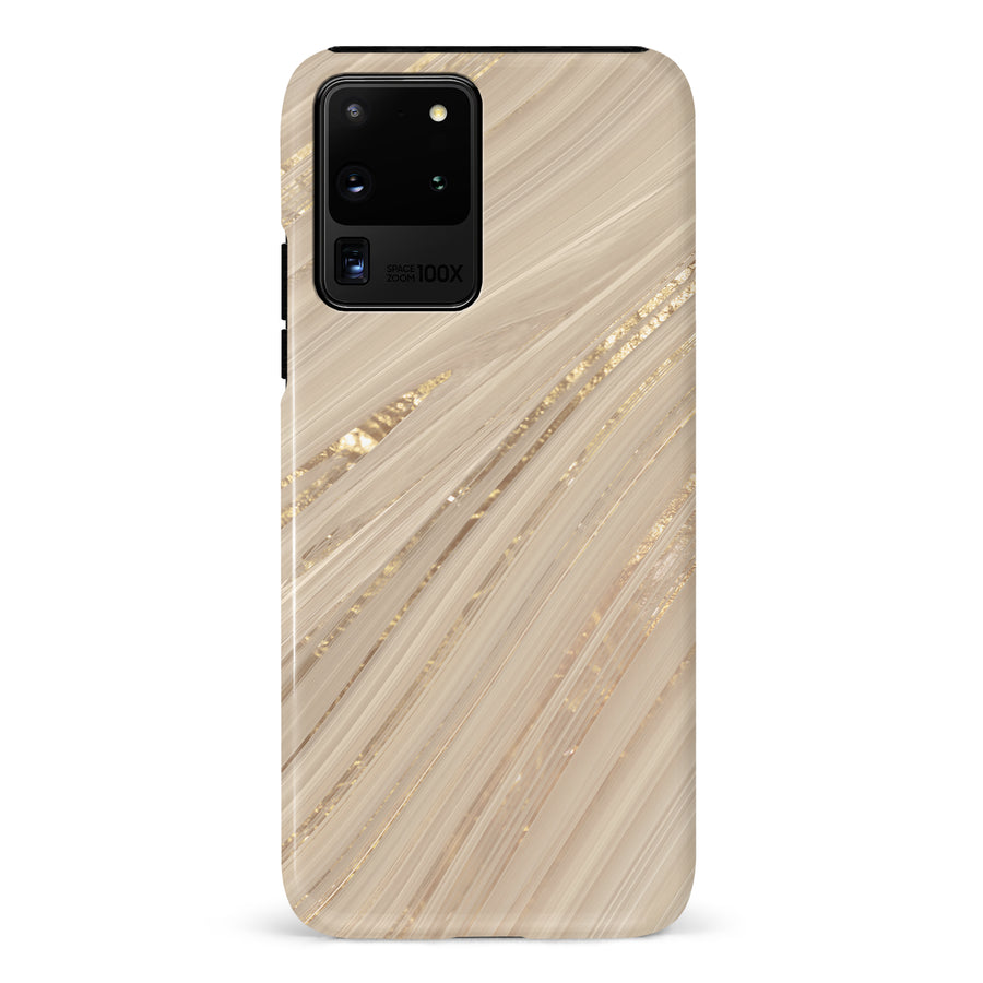 Samsung Galaxy S20 Ultra Golden Sand Nature Phone Case