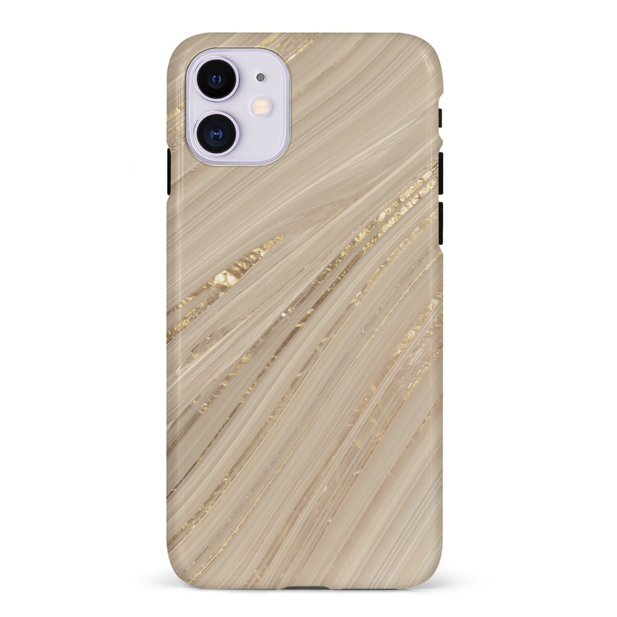 iPhone 11 Golden Sand Nature Phone Case