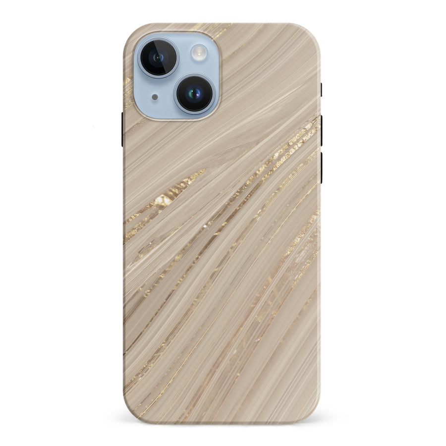 iPhone 15 Golden Sand Nature Phone Case