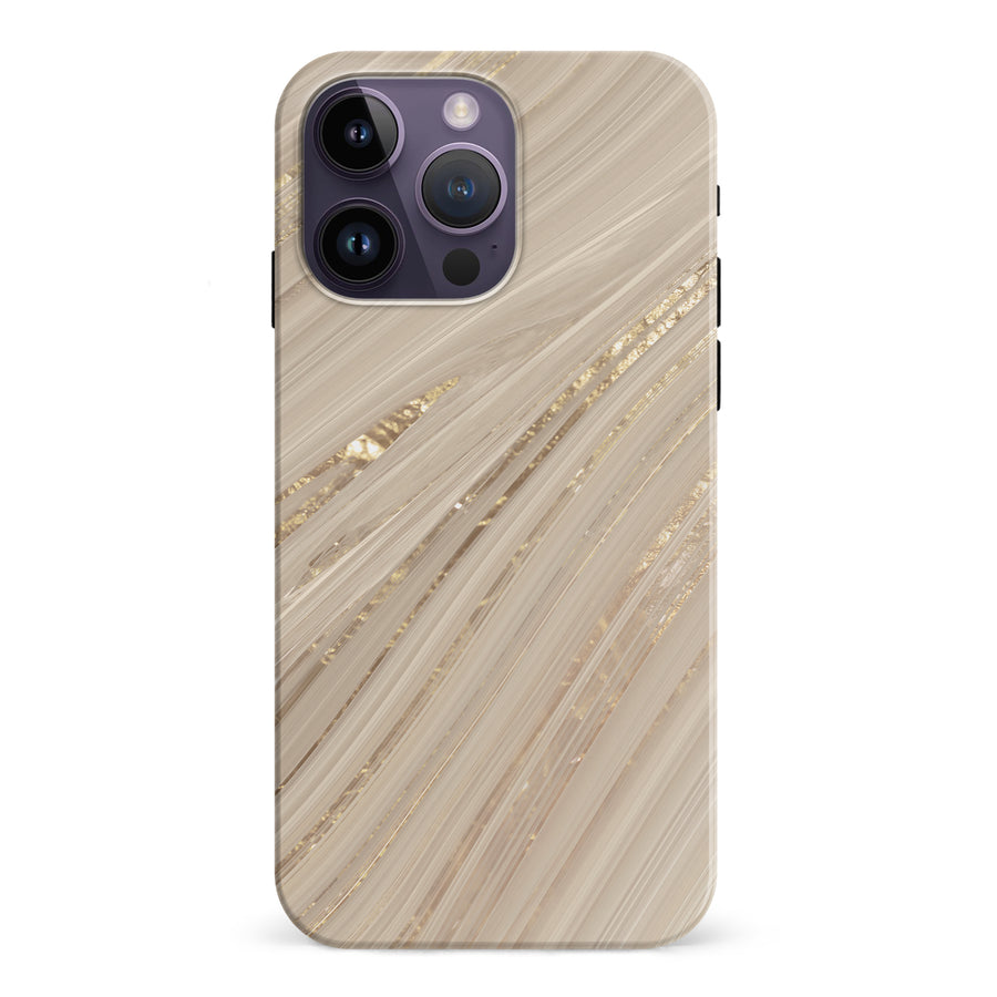 iPhone 15 Pro Golden Sand Nature Phone Case