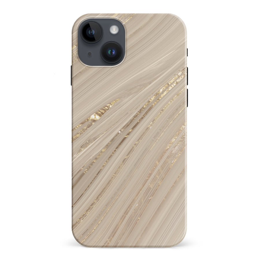 iPhone 15 Plus Golden Sand Nature Phone Case