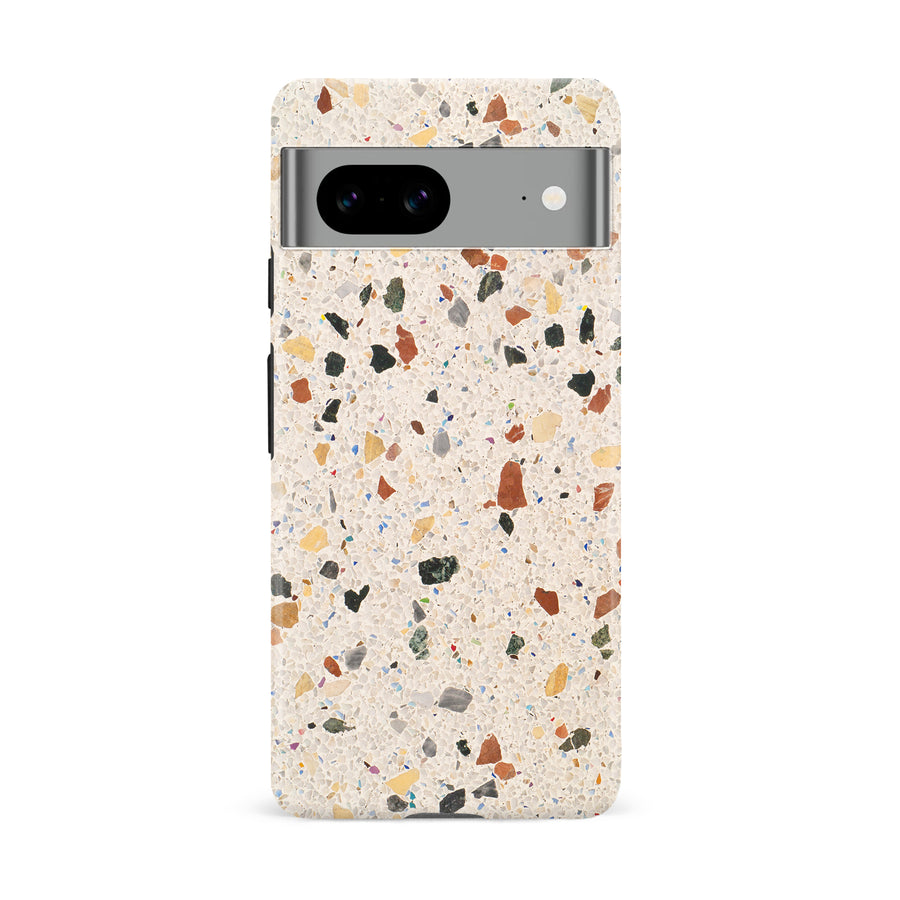 Google Pixel 8A Coastal Terrazo Nature Phone Case