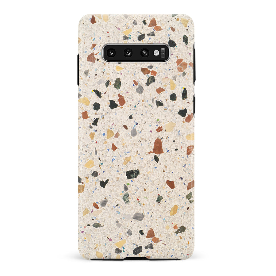 Samsung Galaxy S10 Plus Coastal Terrazo Nature Phone Case