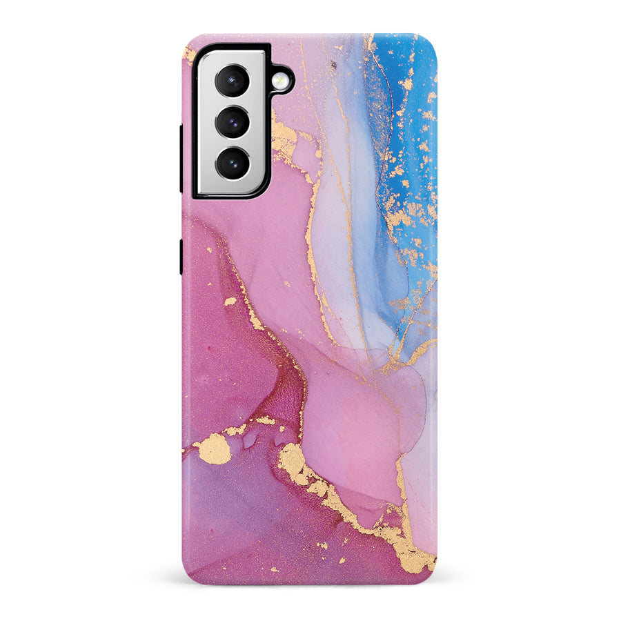 Samsung Galaxy S21 Colorful Blossom Nature Phone Case