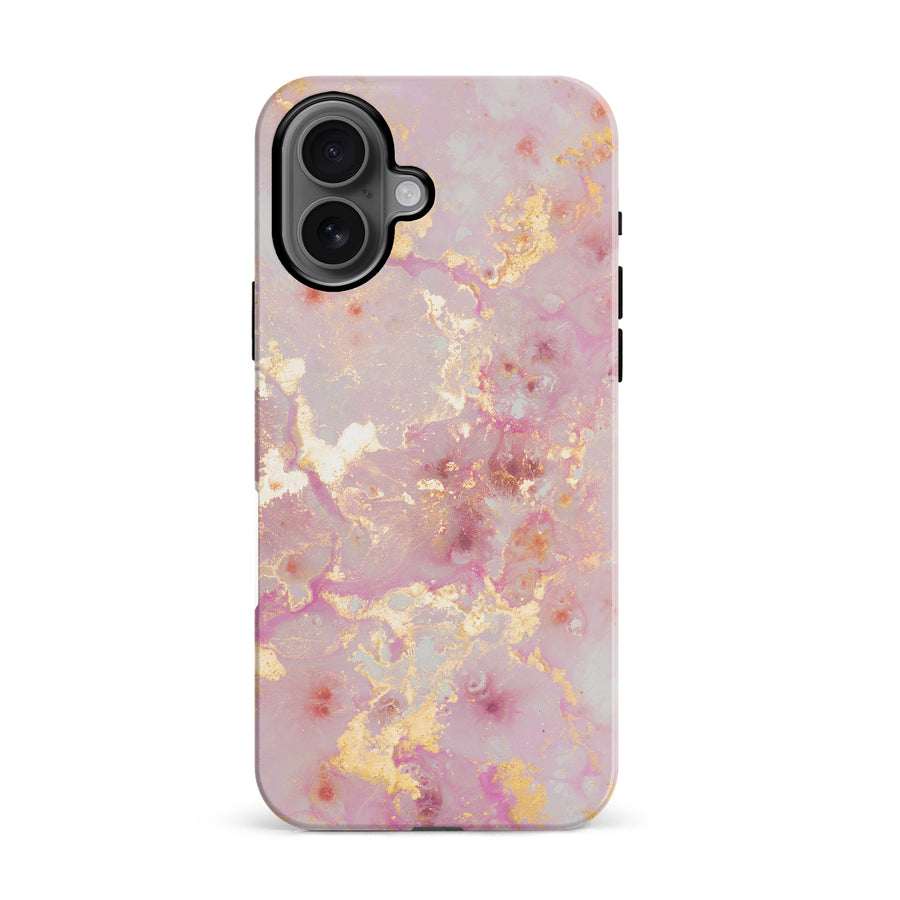 iPhone 16 Golden Stones Nature Phone Case