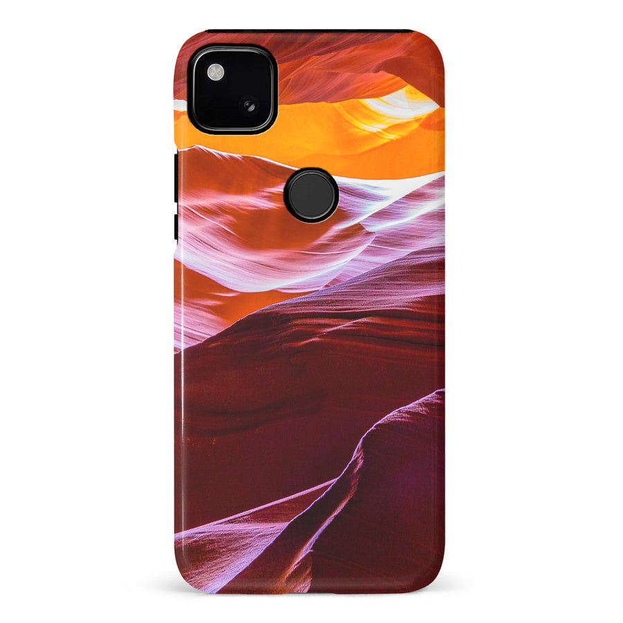 Google Pixel 4A Red Mountains Nature Phone Case