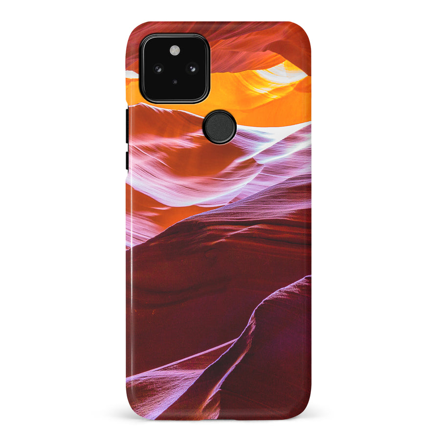 Google Pixel 5 Red Mountains Nature Phone Case