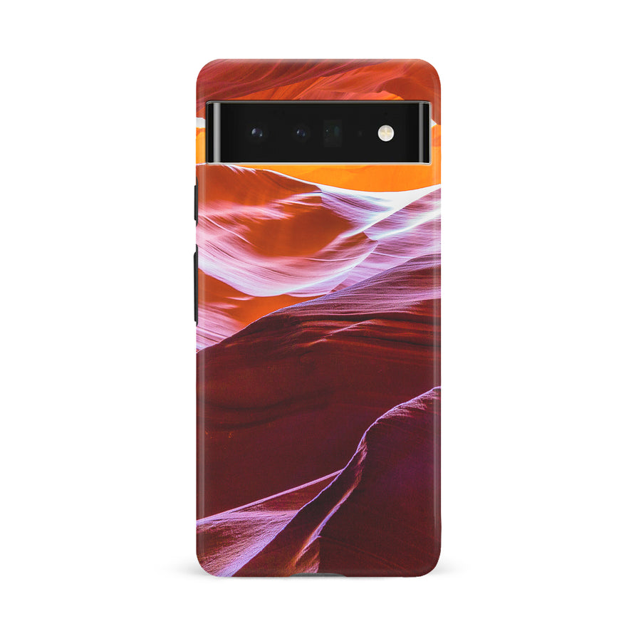 Google Pixel 6A Red Mountains Nature Phone Case