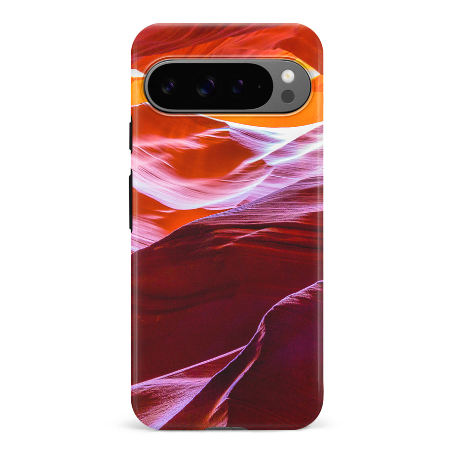 Google Pixel 9 Pro Red Mountains Nature Phone Case