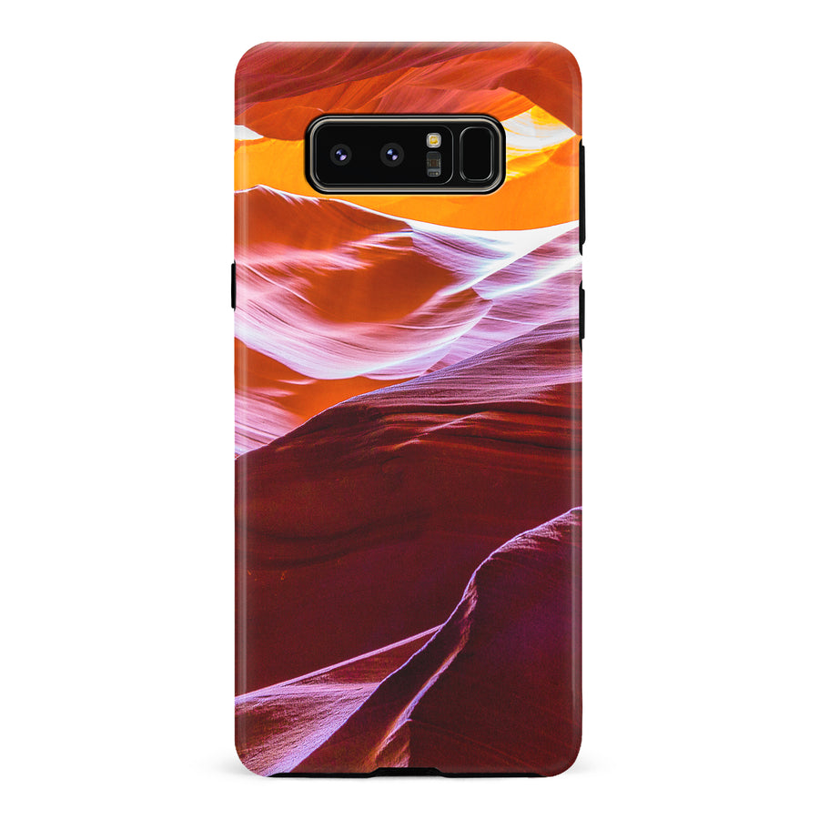 Samsung Galaxy Note 8 Red Mountains Nature Phone Case