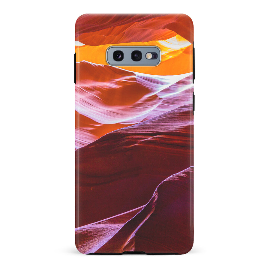 Samsung Galaxy S10e Red Mountains Nature Phone Case