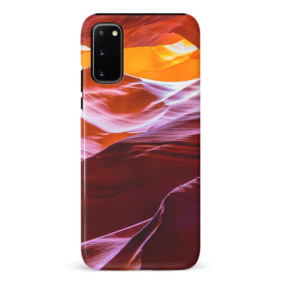Samsung Galaxy S20 Red Mountains Nature Phone Case