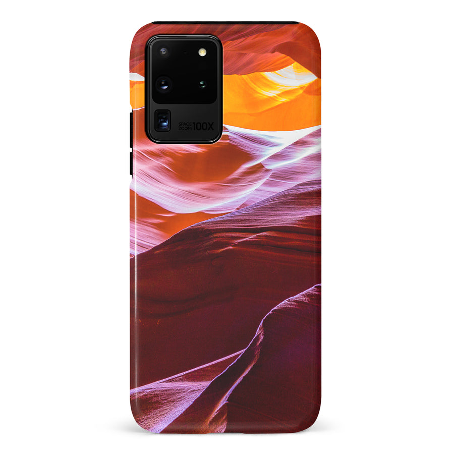 Samsung Galaxy S20 Ultra Red Mountains Nature Phone Case