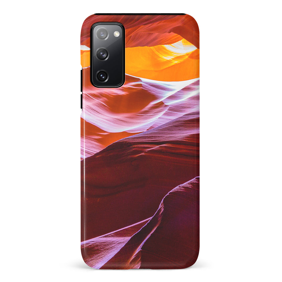 Samsung Galaxy S20 FE Red Mountains Nature Phone Case