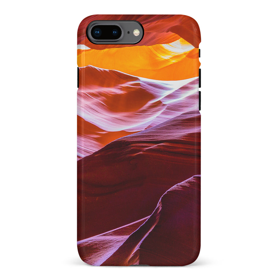 iPhone 8 Plus Red Mountains Nature Phone Case