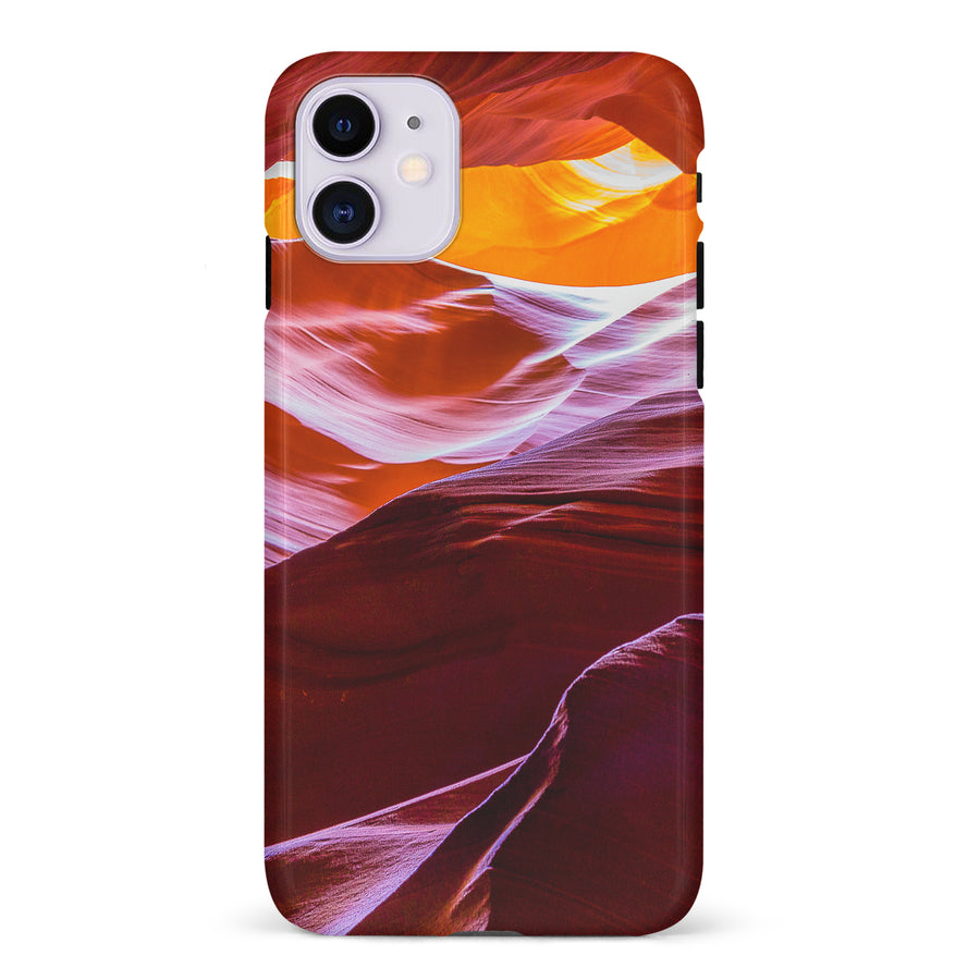 iPhone 11 Red Mountains Nature Phone Case