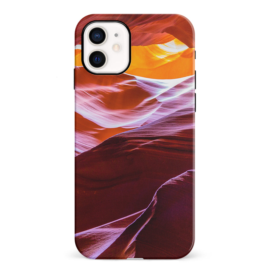 iPhone 12 Mini Red Mountains Nature Phone Case