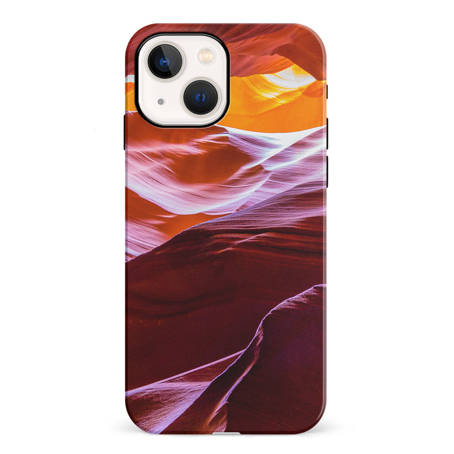 iPhone 13 Red Mountains Nature Phone Case