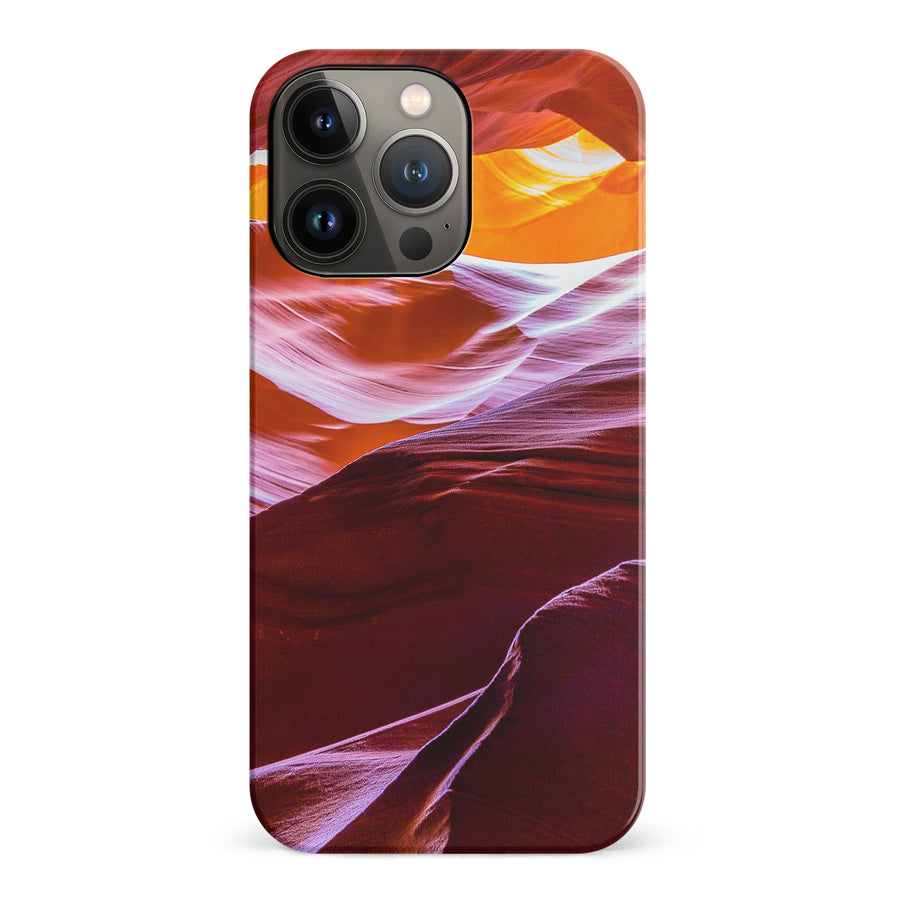 iPhone 14 Pro Red Mountains Nature Phone Case