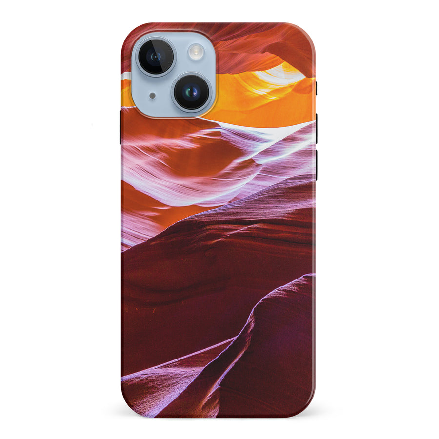 iPhone 15 Red Mountains Nature Phone Case
