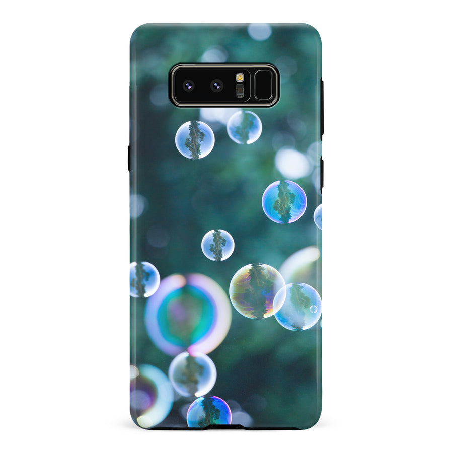 Samsung Galaxy Note 8 Bubbles Nature Phone Case