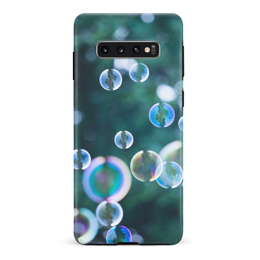 Samsung Galaxy S10 Bubbles Nature Phone Case